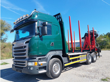 Nákladné vozidlo na prepravu dreva SCANIA R 490