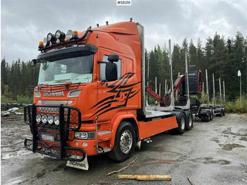 Nákladné vozidlo na prepravu dreva SCANIA R 730