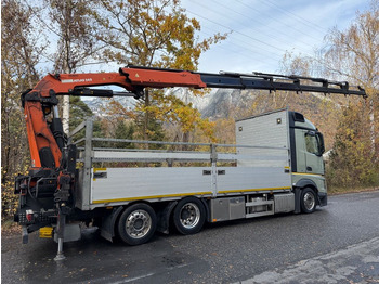 Auto s hydraulickou rukou, Valníkový/ Plošinový nákladný automobil Mercedes-Benz Actros 2545 6x2, E6, Effer 265/6S: obrázok 2