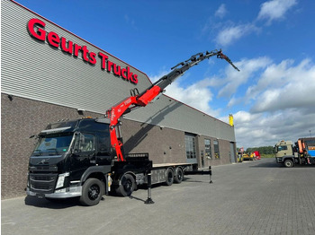 Auto s hydraulickou rukou, Valníkový/ Plošinový nákladný automobil Volvo FM 450 8X2 MET FASSI F99RA.2.28 XHE-DYNAMIC + JI: obrázok 3