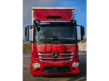 Plachtové nákladné vozidlo Mercedes-Benz ACTROS 1830/1827/1832/FIRANKA/WINDA/DO BYDŁA/DO ŻYWCA/18 EUROPALET/AUTOMAT/Z NIEMIEC/2017/DUŻA ŁADOWNOŚĆ: obrázok 2