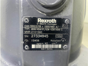 Hydraulika pre Stavebné stroje WACKER NEUSON -Rexroth A6VM140HA1R1/63W-Drive motor/Fahrmotor: obrázok 5 Hydraulika pre Stavebné stroje WACKER NEUSON -Rexroth A6VM140HA1R1/63W-Drive motor/Fahrmotor: obrázok 5