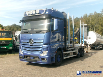 Leasing Mercedes-Benz Actros 2663 6x4 Euro 6 loglift F96 crane timber truck Mercedes-Benz Actros 2663 6x4 Euro 6 loglift F96 crane timber truck: obrázok 1