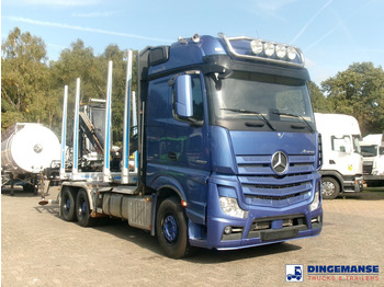 Leasing Mercedes-Benz Actros 2663 6x4 Euro 6 loglift F96 crane timber truck Mercedes-Benz Actros 2663 6x4 Euro 6 loglift F96 crane timber truck: obrázok 2