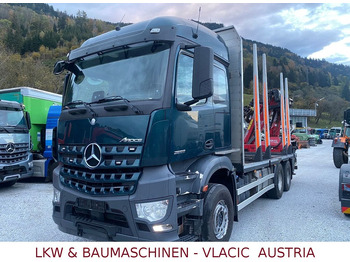 Nákladné vozidlo na prepravu dreva MERCEDES-BENZ Arocs 2658