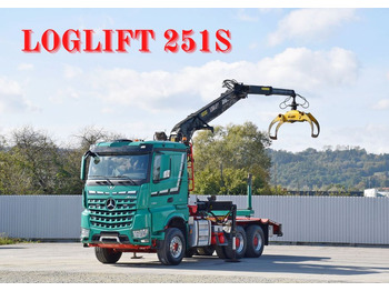 Leasing Mercedes-Benz AROCS 3363 *HOLZTRANSPORTER * LOGLIFT 251S /6x4  Mercedes-Benz AROCS 3363 *HOLZTRANSPORTER * LOGLIFT 251S /6x4: obrázok 1