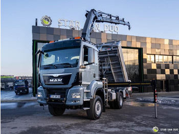 Sklápač MAN  TGS 18.480 4x4 HIAB 188 E-4 CRANE KIPPER EURO 6: obrázok 5