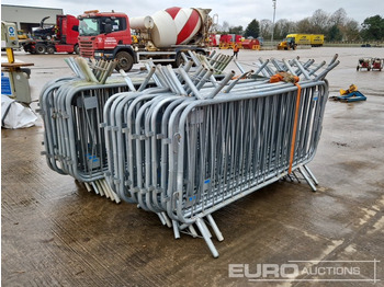 Stavebné zariadenia Bundle of Metal Pedestrian Safety Barriers (2 of): obrázok 3