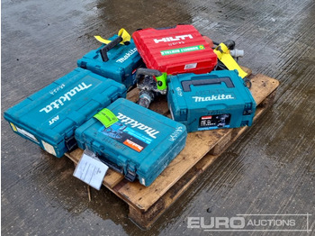 Stavebné zariadenia Pallet of Makita Cordless Drill,Cordless Impact Wrench, 110Volt SDS Drill (3 of), Hilti Cordless Drill, 110Volt SDS Drill: obrázok 2