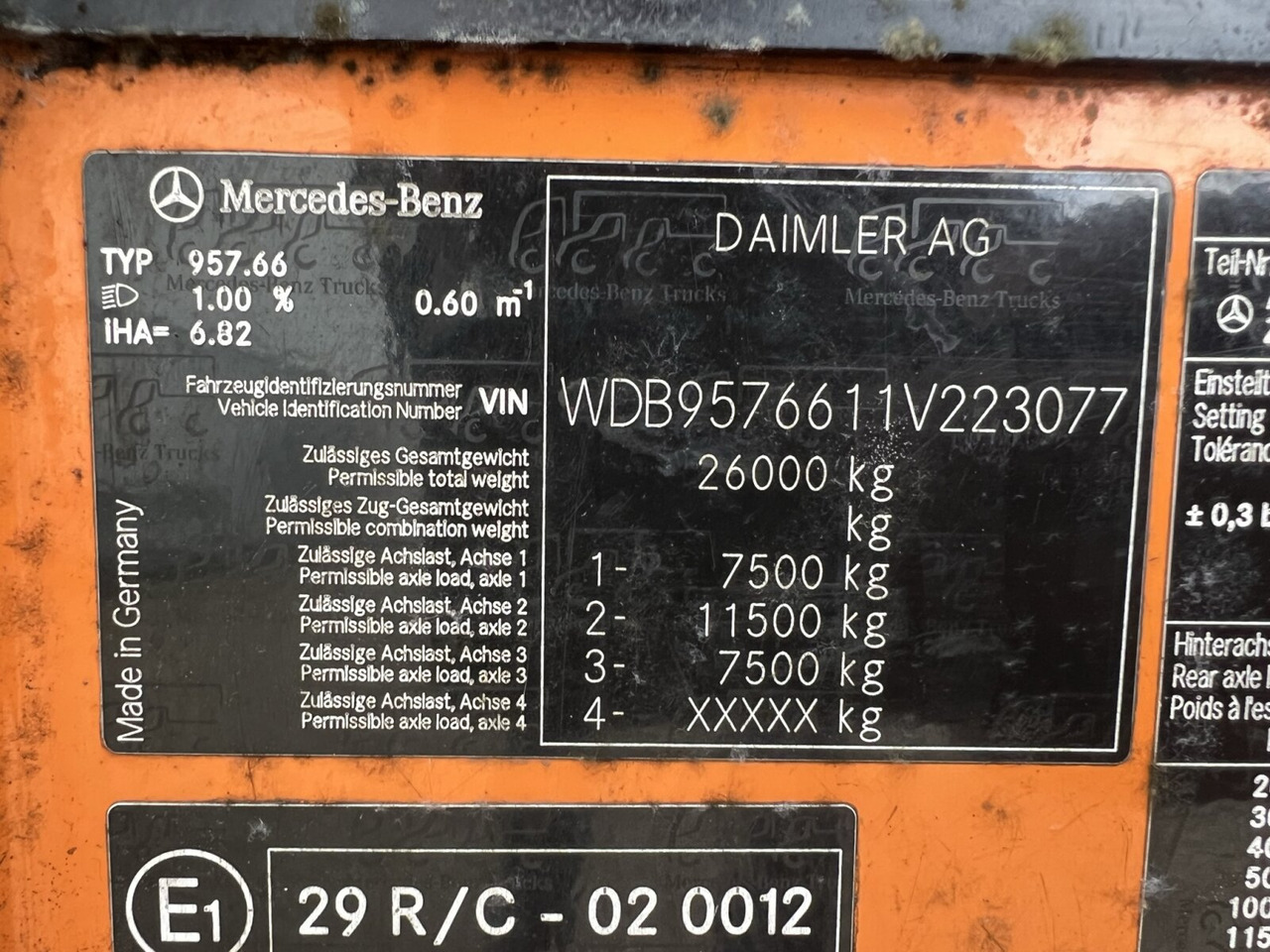 Auto na odvoz odpadu na prepravu odpad Mercedes-Benz Econic 2629 LL 6x2/4 NLA Econic 2629 LL 6x2/4 NLA, EEV, Lenkachse, Haller X2C, Zöller-Schüttung: obrázok 7