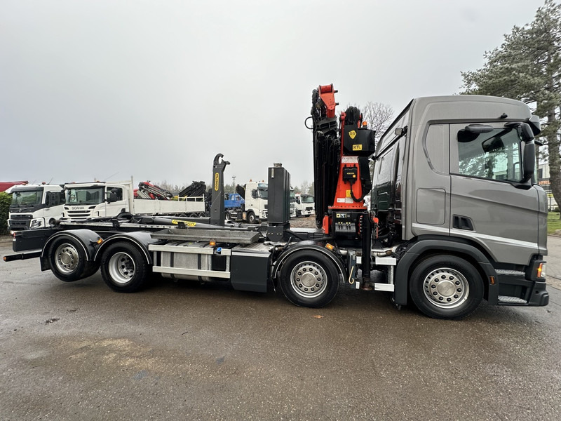 Auto s hydraulickou rukou Scania R450 8x2 NGS ABROLLKIPPER + KRAN (33m!) PALFINGER PK29002 + JIB - *37.000km* only!!! - *FULL AIR* - LIKE NEW - BE TRUCK: obrázok 6