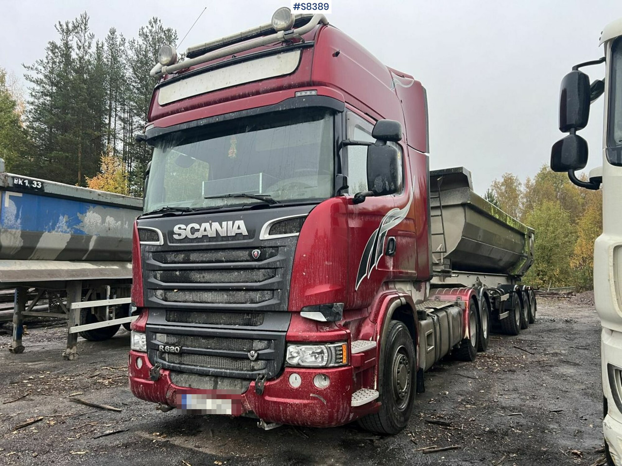 Ťahač Scania R 620 Tractor Unit with ZORZI Tipper trailer: obrázok 1