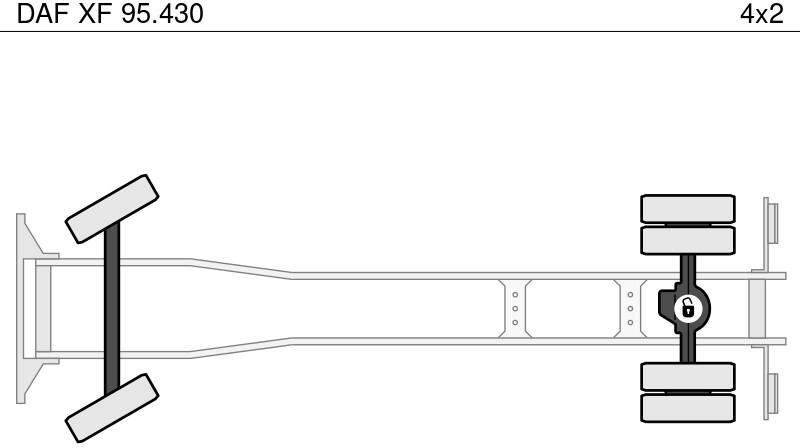 Plachtové nákladné vozidlo DAF XF 95.430: obrázok 8