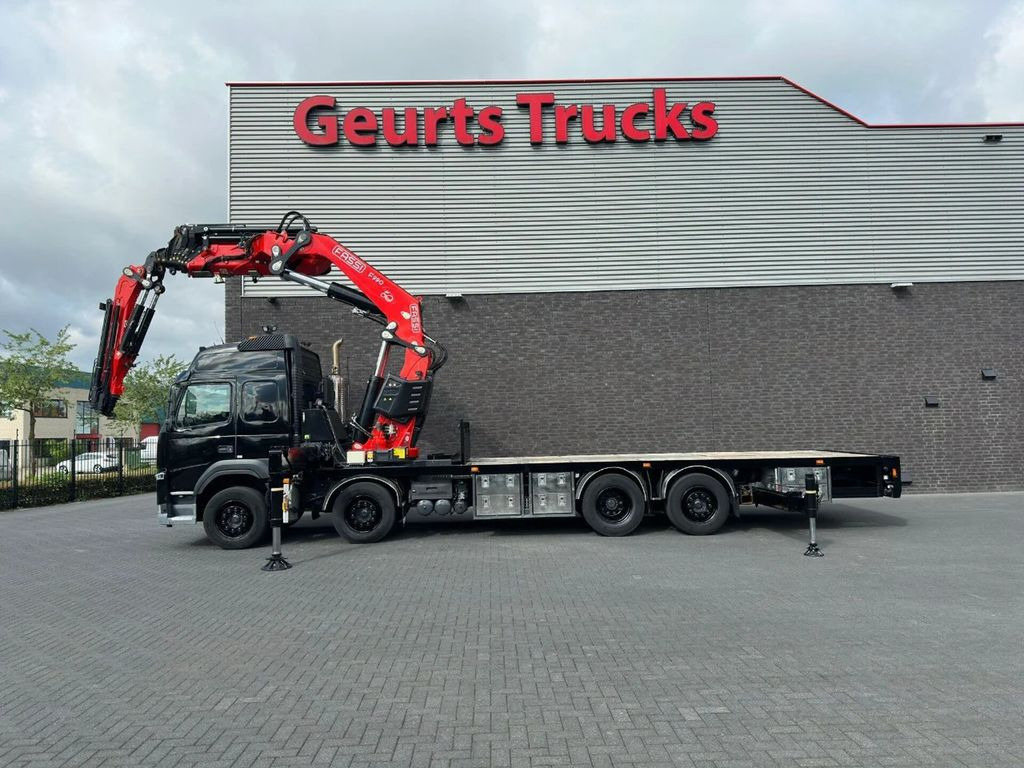 Auto s hydraulickou rukou, Valníkový/ Plošinový nákladný automobil Volvo FM 450 8X2 MET FASSI F99RA.2.28 XHE-DYNAMIC + JI: obrázok 8