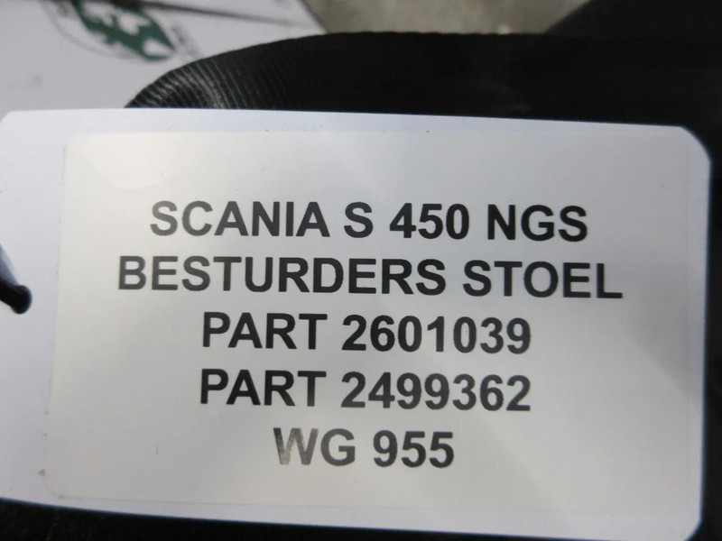 Sedadlo pre Nákladné auto Scania 2601039 // 2499362 // 2474716 STOELEN SET S 450 NGS MODEL 2020: obrázok 9