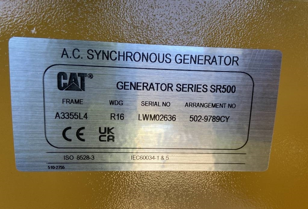 Nový Elektrický generátor CAT DE715E0 - C18 - 715 kVA Generator - DPX-18030: obrázok 18