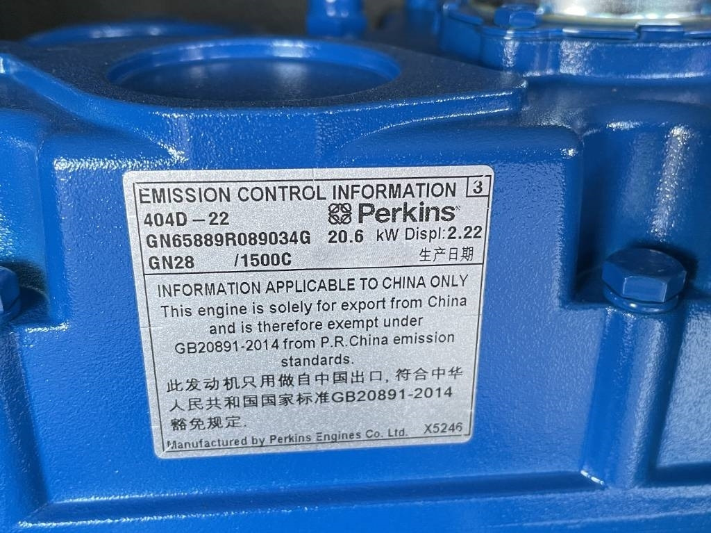 Nový Elektrický generátor FG Wilson P22-6 - L2 - Perkins - 22 kVA Genset - DPX-16002: obrázok 14