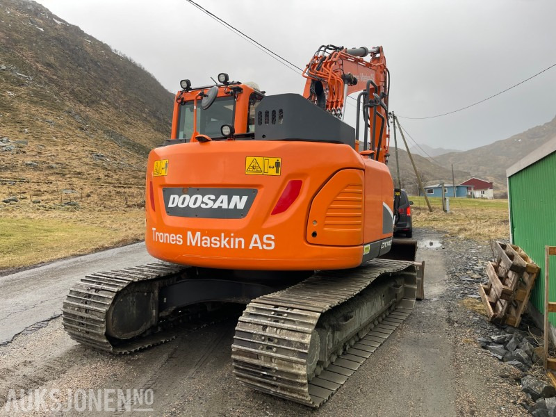 Rýpadlo 2019 Doosan DX 140 LCR Gravemaskin Med Encon tiltrotator * Leveres med ny sertifisering *: obrázok 6