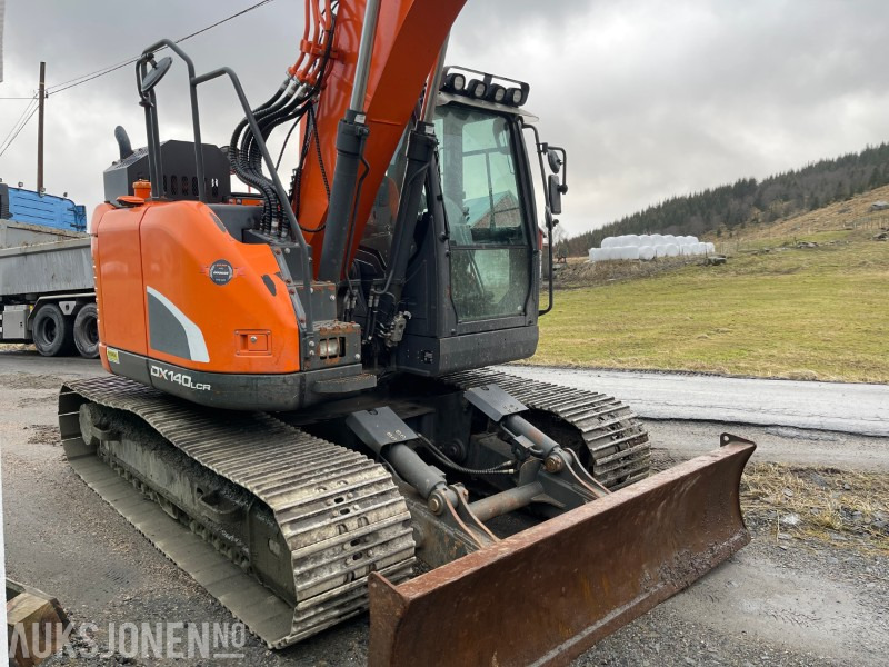 Rýpadlo 2019 Doosan DX 140 LCR Gravemaskin Med Encon tiltrotator * Leveres med ny sertifisering *: obrázok 8