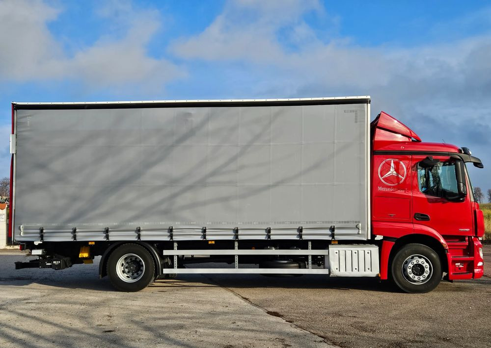 Plachtové nákladné vozidlo Mercedes-Benz ACTROS 1830/1827/1832/FIRANKA/WINDA/DO BYDŁA/DO ŻYWCA/18 EUROPALET/AUTOMAT/Z NIEMIEC/2017/DUŻA ŁADOWNOŚĆ: obrázok 10