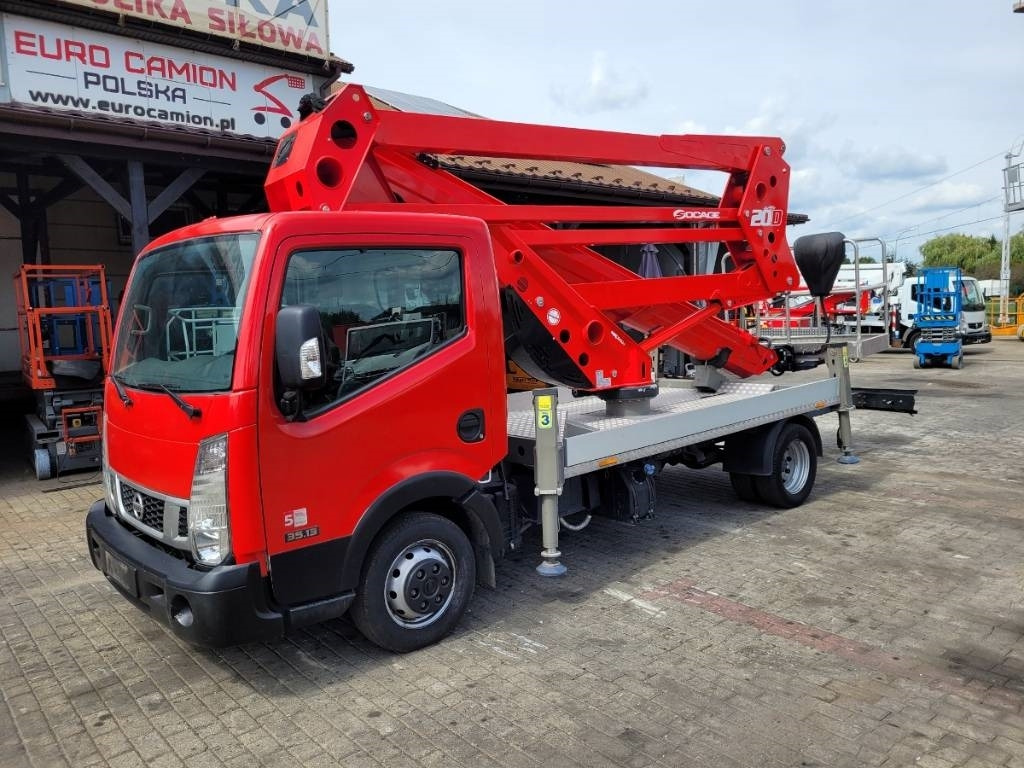 Automobilová plošina Socage ForSte 20D SPEED - Nissan Cabstar - bucket truck: obrázok 1