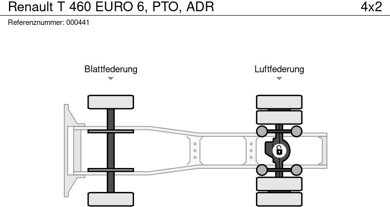 Ťahač Renault T 460 EURO 6, PTO, ADR: obrázok 13
