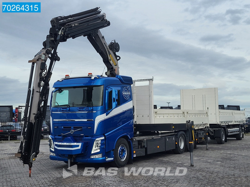 Kontejnérový podvozek/ Výměnná nástavba, Auto s hydraulickou rukou Volvo FH 540 6X2 Palfinger PK37.002 TEC 7 Kran + Jib Winch Lift+Lenkachse: obrázok 6