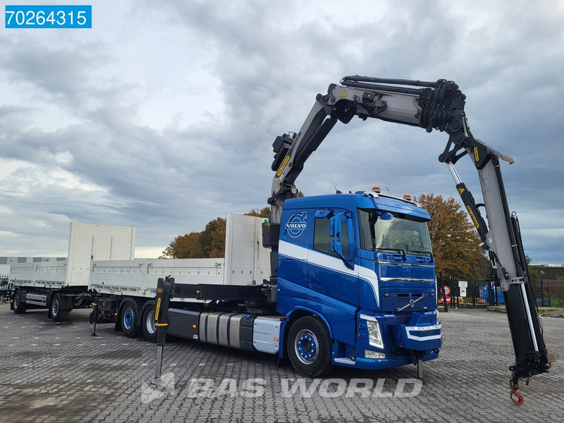 Kontejnérový podvozek/ Výměnná nástavba, Auto s hydraulickou rukou Volvo FH 540 6X2 Palfinger PK37.002 TEC 7 Kran + Jib Winch Lift+Lenkachse: obrázok 9