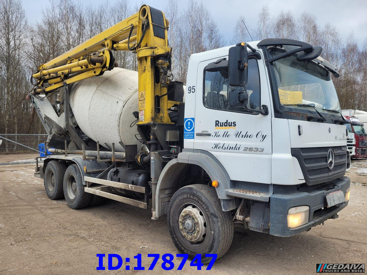 Autočerpadlo MERCEDES-BENZ Axor 2633 6x4 Schwing 750: obrázok 9