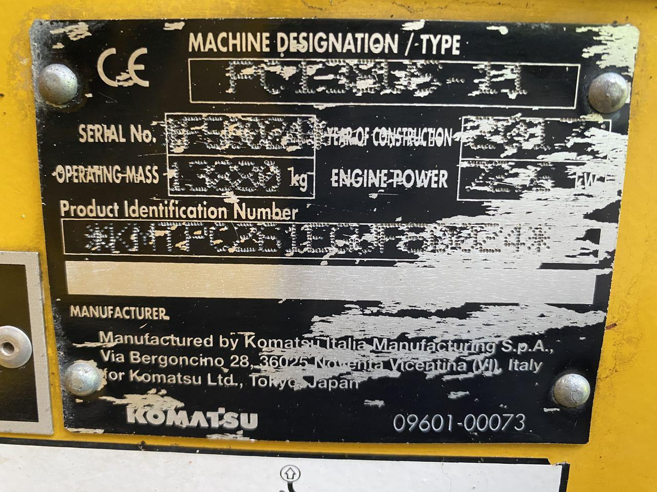 Pásové rýpadlo Komatsu PC138US-11: obrázok 10