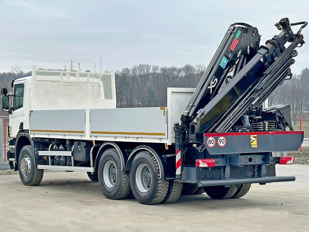 Auto s hydraulickou rukou, Valníkový/ Plošinový nákladný automobil Scania P 360 * HIAB 166D S-4 HIDUO/FUNK * 6x4: obrázok 6