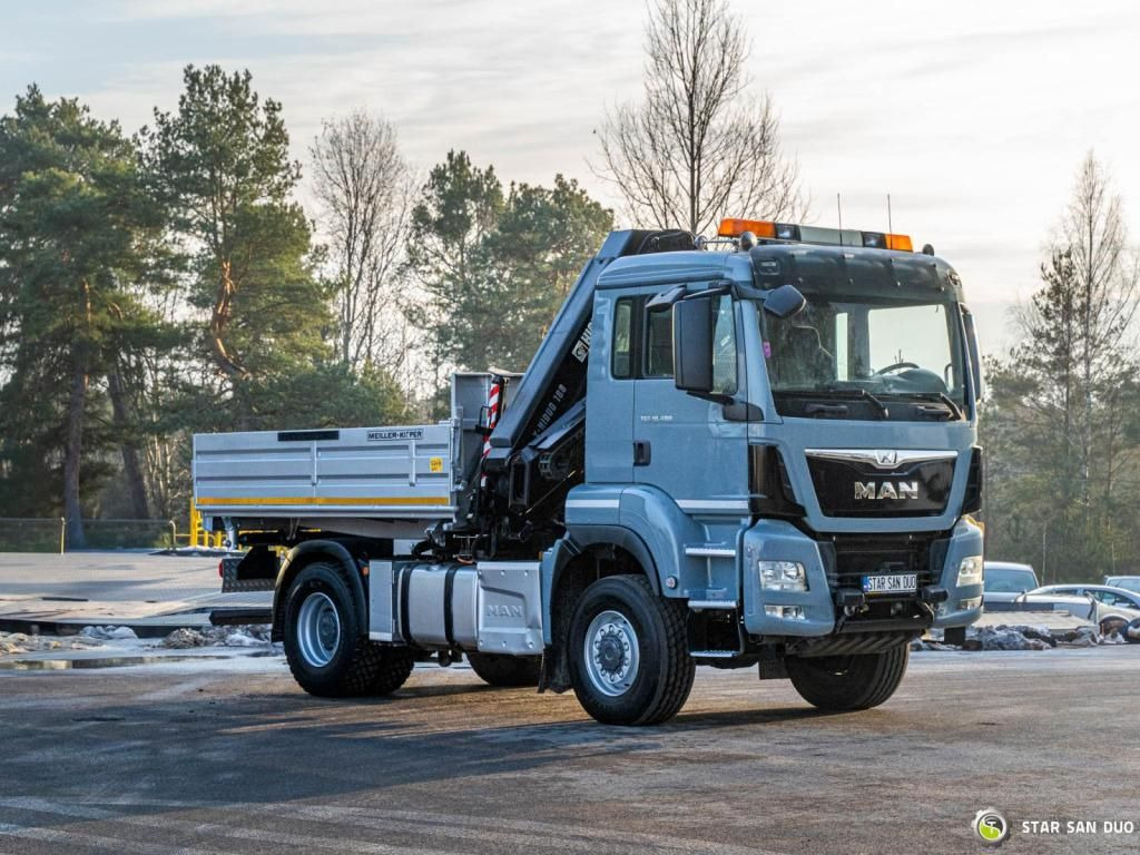 Sklápač MAN  TGS 18.480 4x4 HIAB 188 E-4 CRANE KIPPER EURO 6: obrázok 8