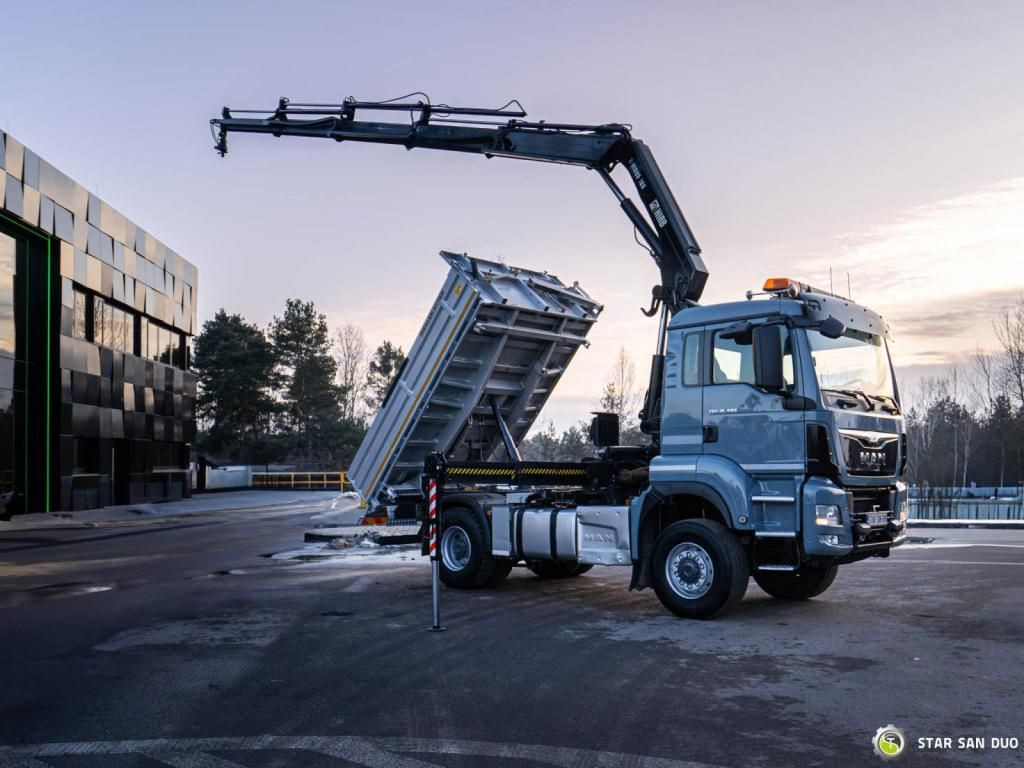 Sklápač MAN  TGS 18.480 4x4 HIAB 188 E-4 CRANE KIPPER EURO 6: obrázok 6