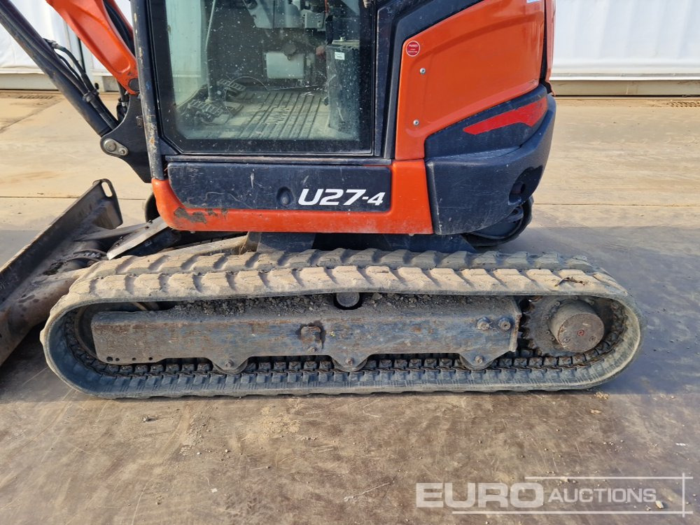 Mini rýpadlo 2020 Kubota U27-4: obrázok 9