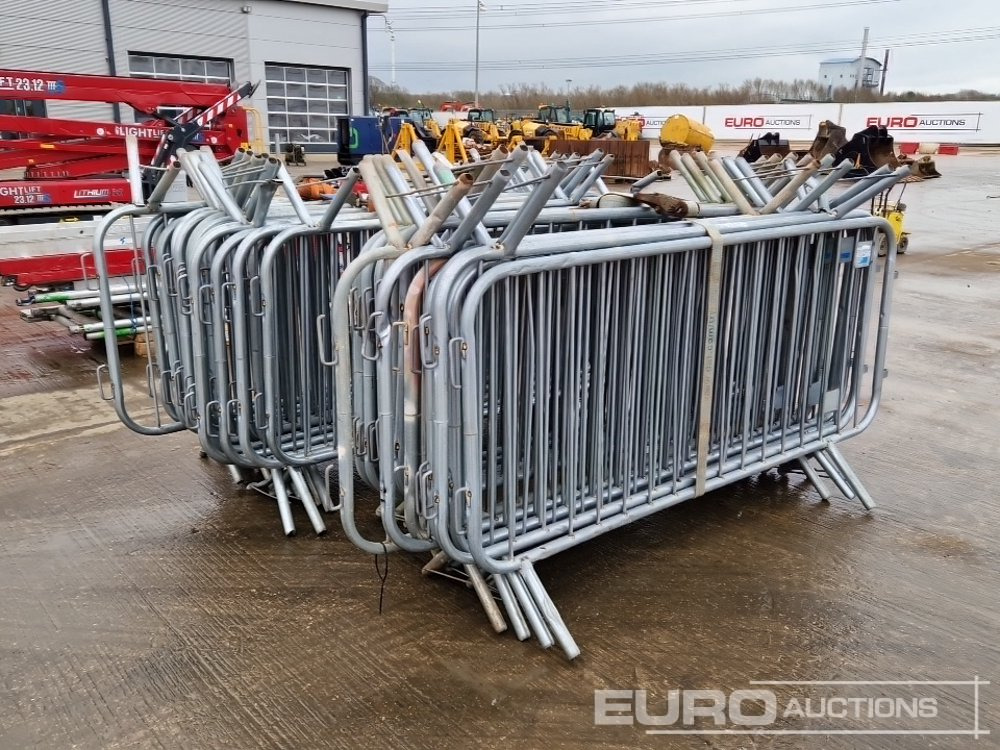 Stavebné zariadenia Bundle of Metal Pedestrian Safety Barriers (2 of): obrázok 7