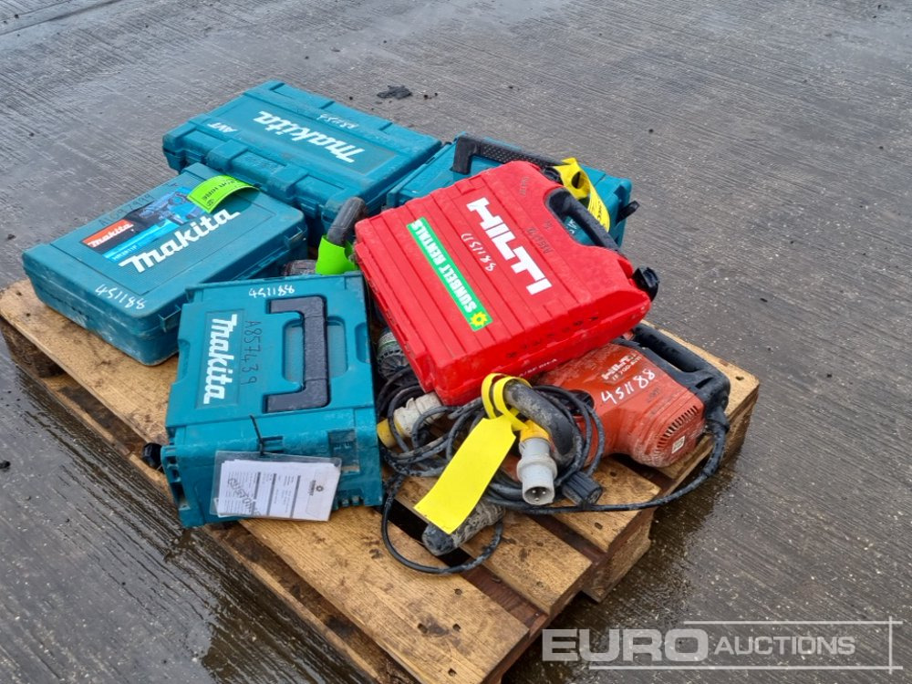 Stavebné zariadenia Pallet of Makita Cordless Drill,Cordless Impact Wrench, 110Volt SDS Drill (3 of), Hilti Cordless Drill, 110Volt SDS Drill: obrázok 8