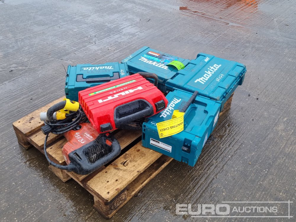 Stavebné zariadenia Pallet of Makita Cordless Drill,Cordless Impact Wrench, 110Volt SDS Drill (3 of), Hilti Cordless Drill, 110Volt SDS Drill: obrázok 6