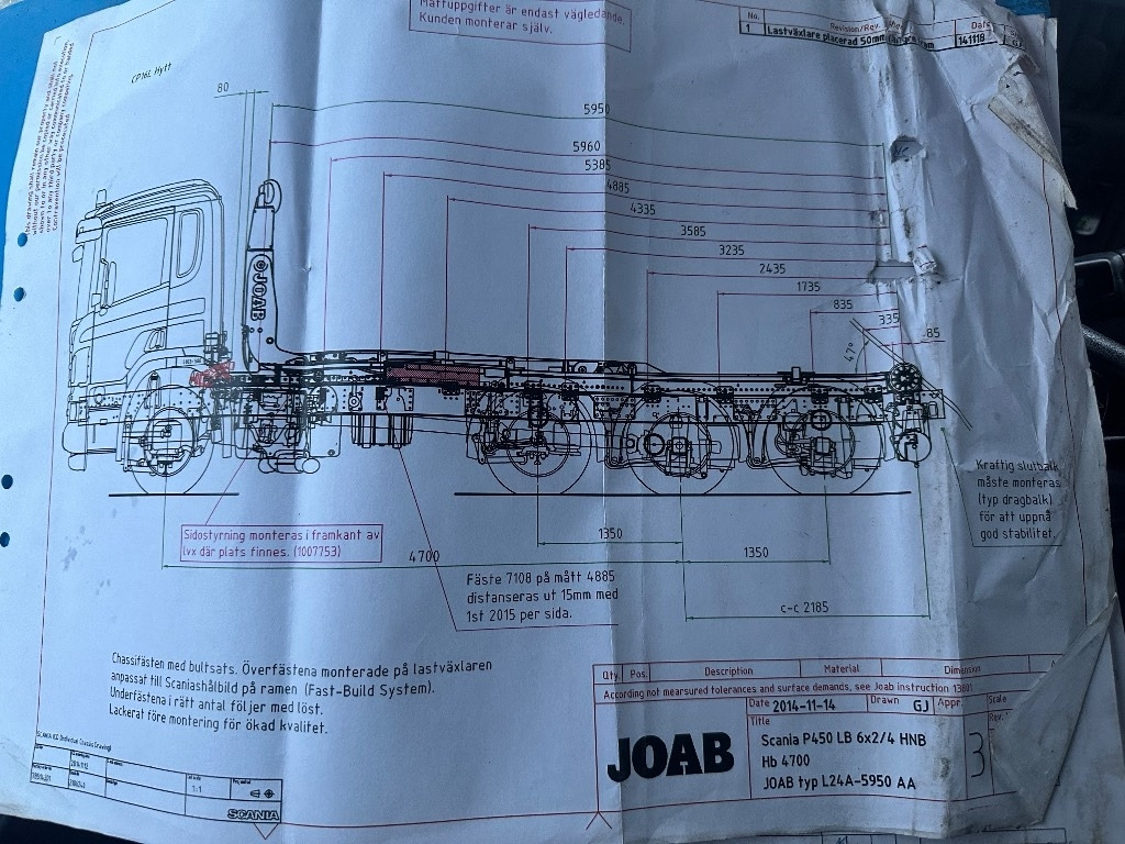 Hákový nosič kontajnerov Scania P450 8x2*6: obrázok 21